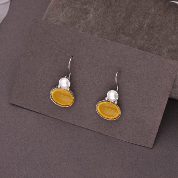 Graceful Silver Polish Minimal Hook Earrings – Perfect for Any Occasion